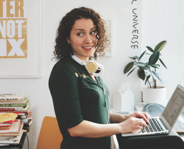 Maria Popova (Photo by Anna Wolf for Dumbo Feather)