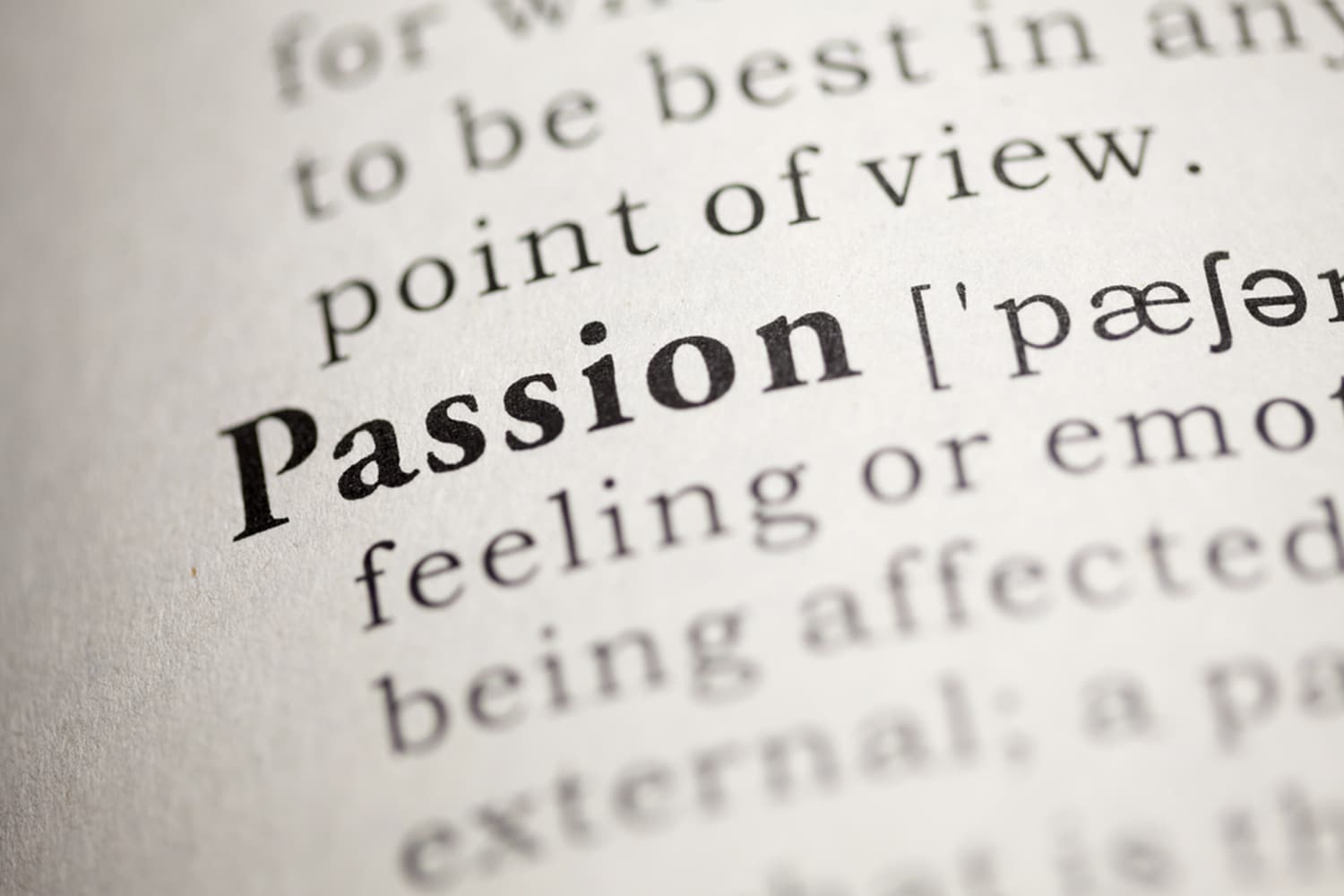 Where does passion come from?