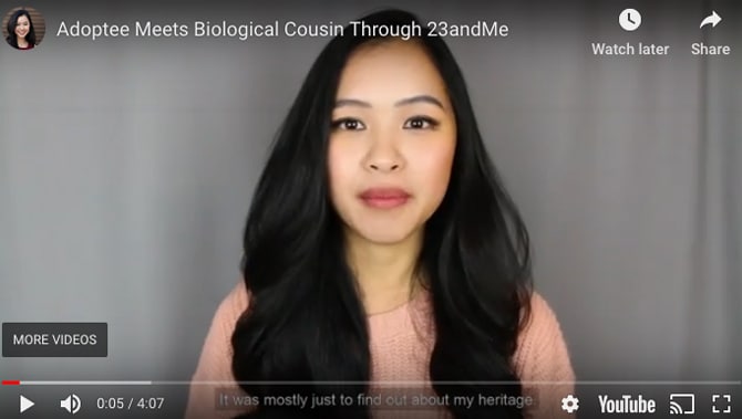 Adoptee Meets Biological Cousin Through 23andMe